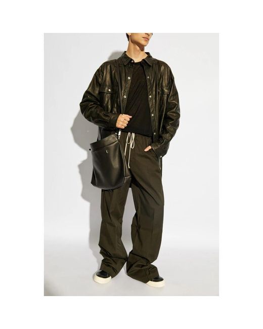 Long Sleeve Tops di Rick Owens in Black da Uomo