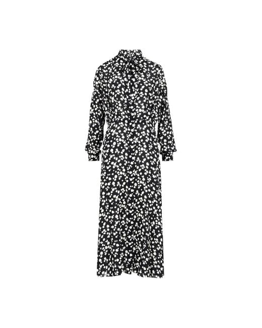 MSGM Black Maxi Dresses