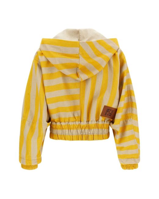 Fendi Yellow Zip-Throughs