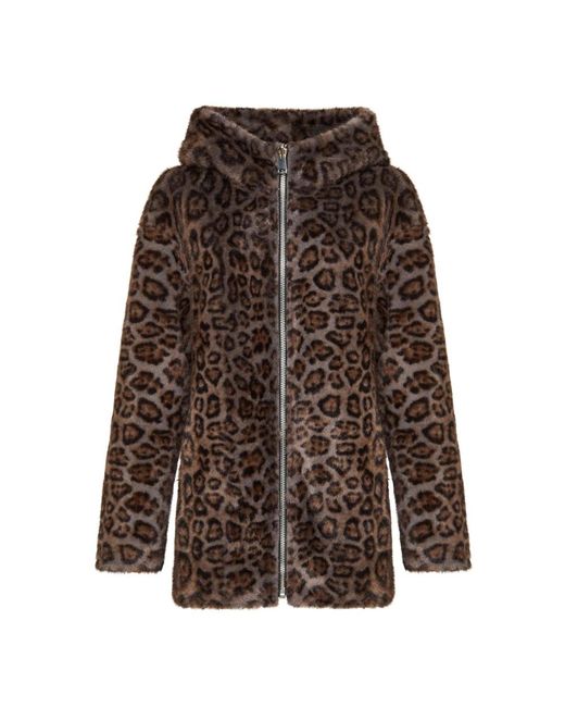 Faux Fur & Shearling Jackets CESARE GASPARI de color Brown