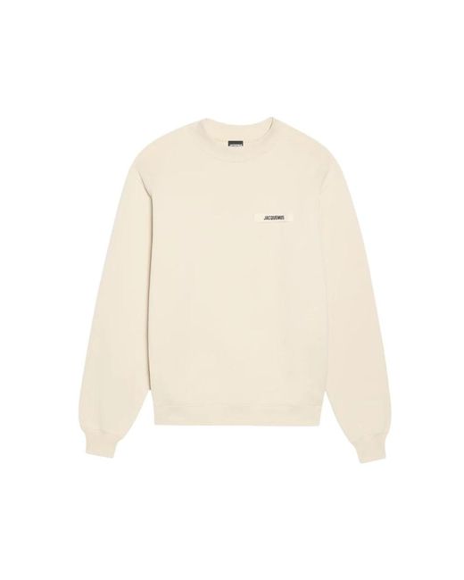 Jacquemus Sweatshirts in het Natural voor heren