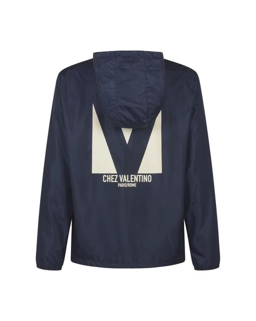 Valentino Blue Light Jackets for men