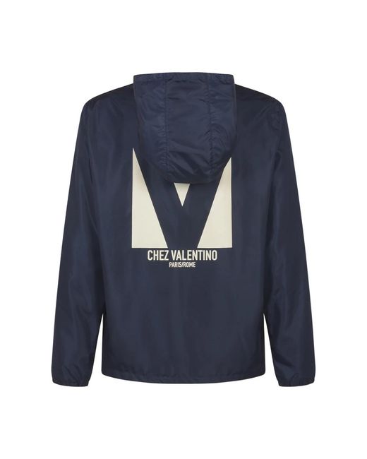 Valentino Blue Light Jackets for men