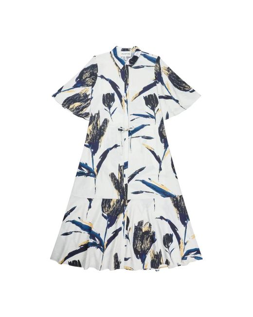 Munthe Blue Shirt Dresses