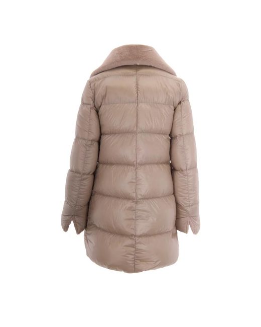 Down Coats Herno de color Brown