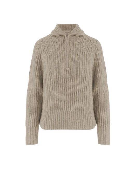 Allude Gray Cashmere Knitwear