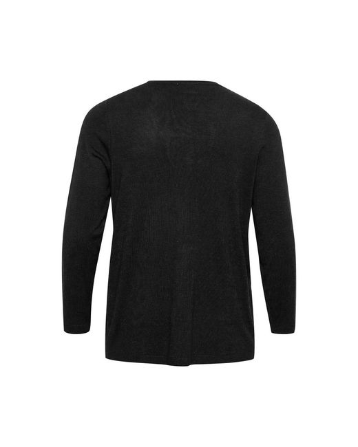 Kaffe Truien & Vesten ,Zwart ,Zwart Diep Vest Met Open Voorkant in het Black