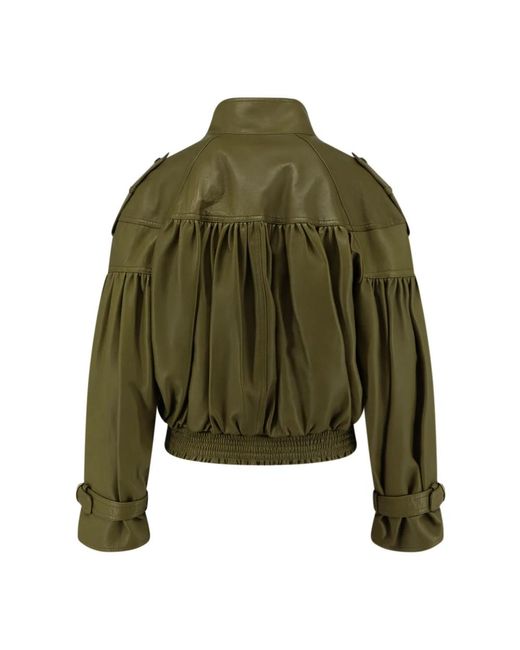Chloé Green Leather Jackets