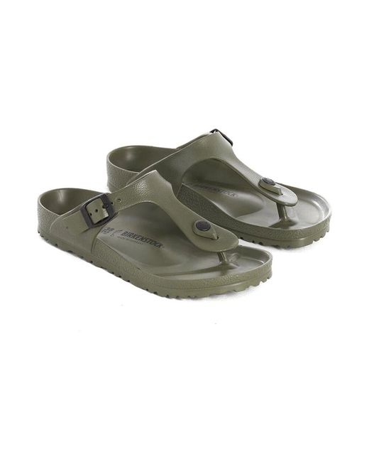 Birkenstock Green Gizeh eva slides