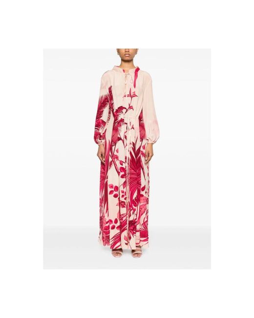 F.R.S For Restless Sleepers Red Maxi Dresses