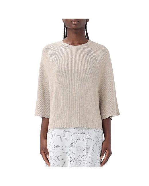 Knitwear > round-neck knitwear Fabiana Filippi en coloris White