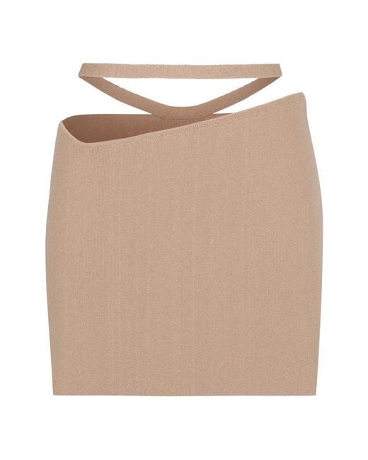 ANDREA ADAMO Natural Short Skirts