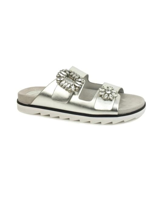 Sliders di Guess in Metallic