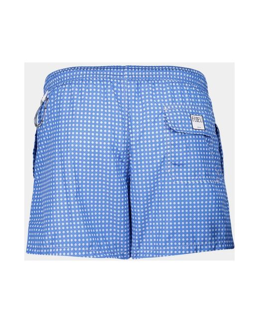 Fedeli Blue Beachwear for men