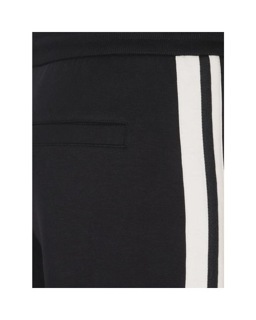Max Mara Broeken ,Zwart ,Katoen Sportbroek in het Black