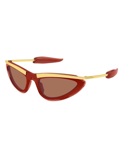 Bottega Veneta Red Sunglasses
