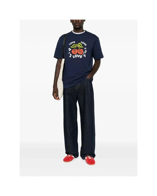 KENZO Blue T-Shirts for men