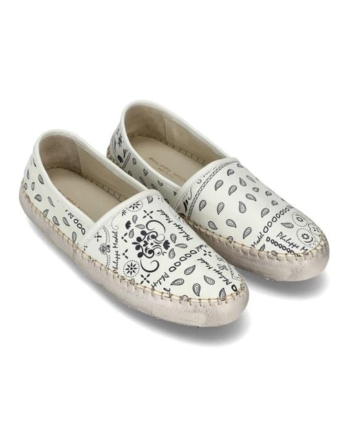 Espadrilles Philippe Model de hombre de color White