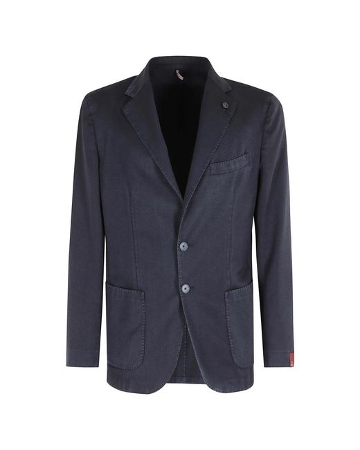 Santaniello Blue Blazers for men
