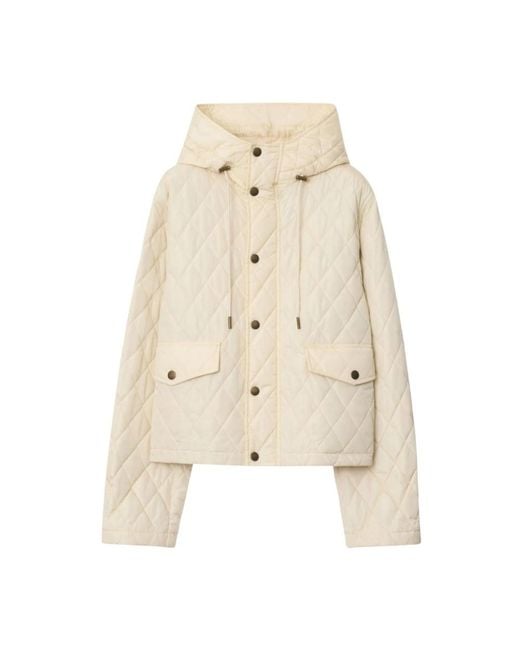 Burberry Gewatteerd Jack in het Natural