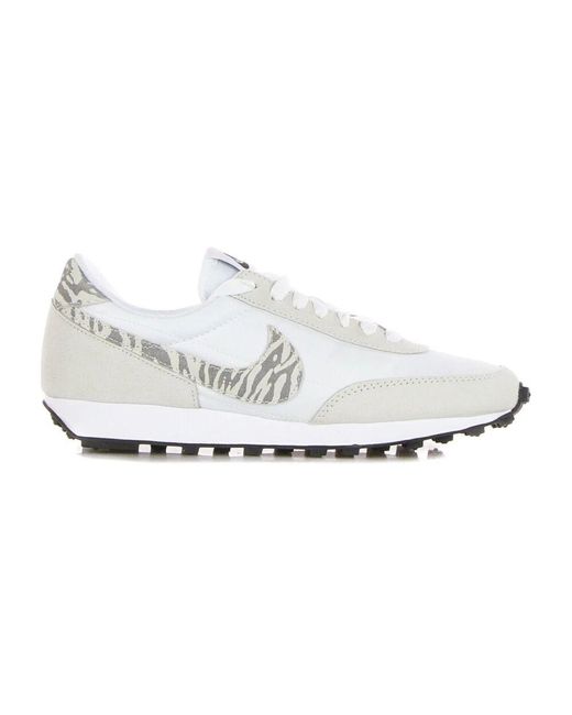 Nike White Niedriger sneaker weißes tiermuster