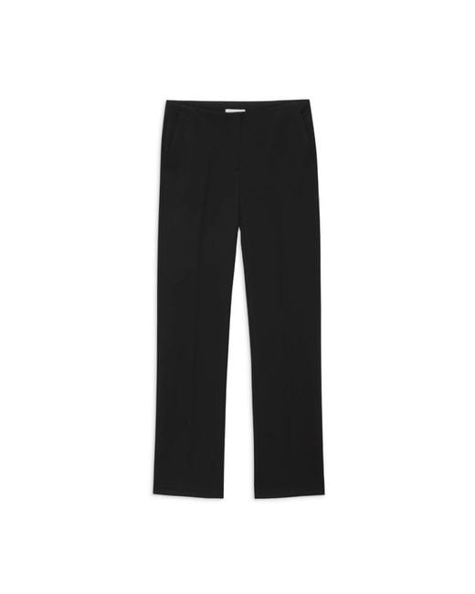 Anine Bing Black Straight Trousers