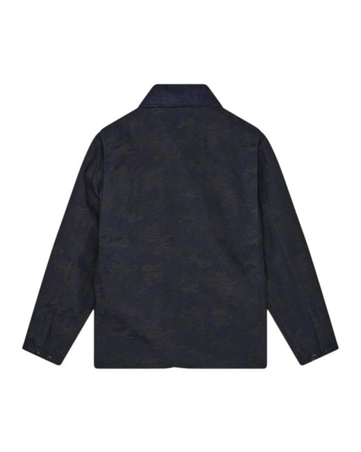 Deus Ex Machina Jassen ,Blauw ,Katoen Idaho Hunting Jacket in het Blue voor heren