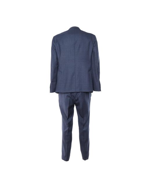 Lubiam Single Breasted Suit in het Blue voor heren