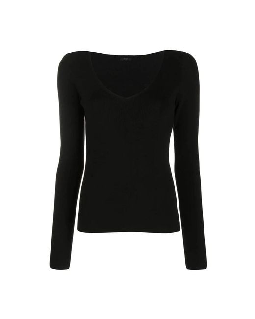 Joseph Long Sleeve Tops in het Black