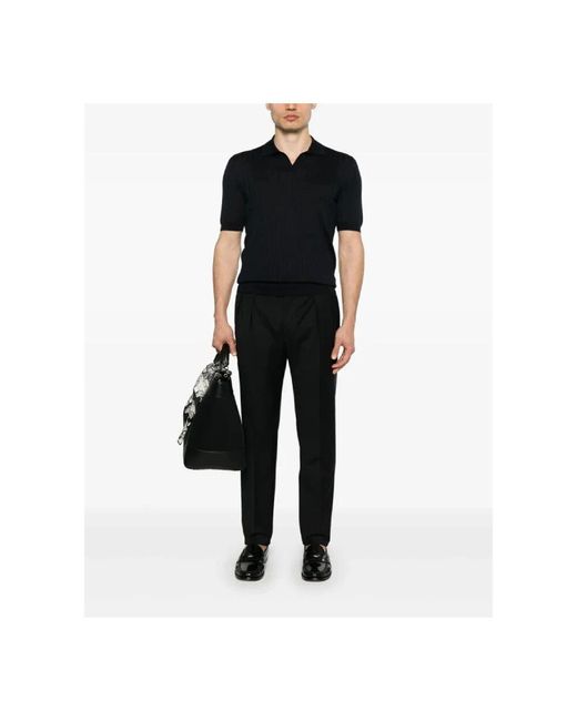 Tagliatore Herrenbekleidung T-Shirts & Polos 598 Ss25 in Black für Herren