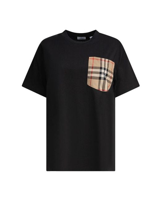 T-Shirts Burberry de color Black