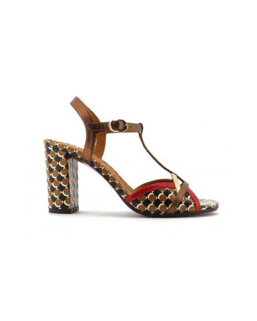 Chie Mihara Brown High Heel Sandals