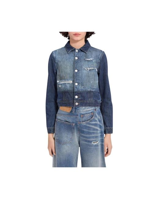 MM6 by Maison Margiela Blue Denim Jackets