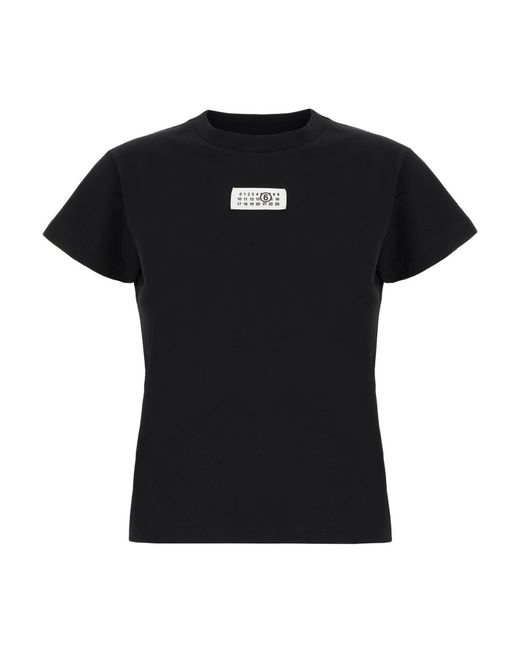 MM6 by Maison Margiela Black T-Shirts