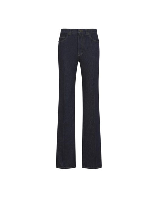 Saint Laurent 70's High-Rise Jeans in het Blue