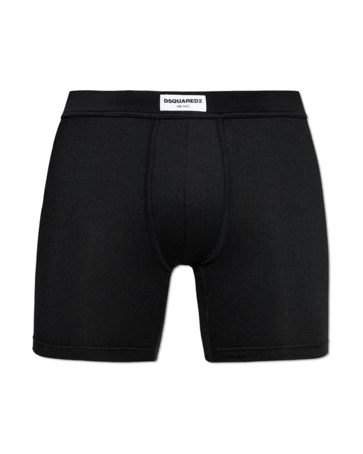DSquared² Logo Boxers in het Black voor heren