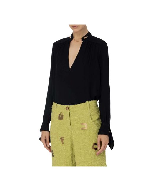 Blouses Elisabetta Franchi de color Blue