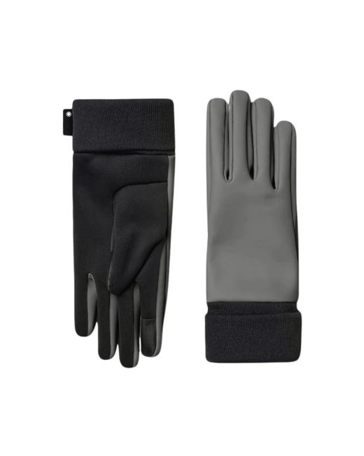 Gloves di Rains in Black