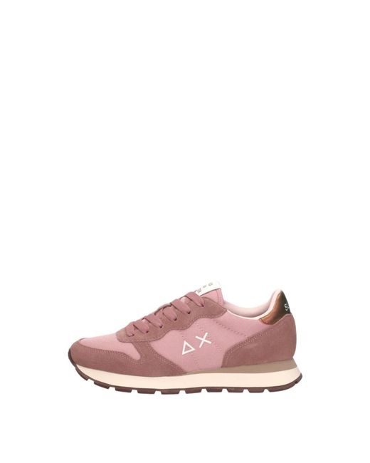 Sun 68 Pink Ally Solid Sneakers