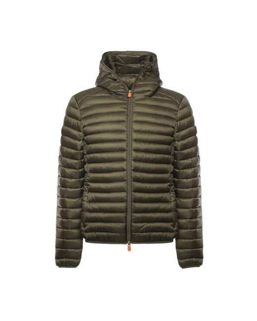 Save The Duck Green Winter Jackets for men
