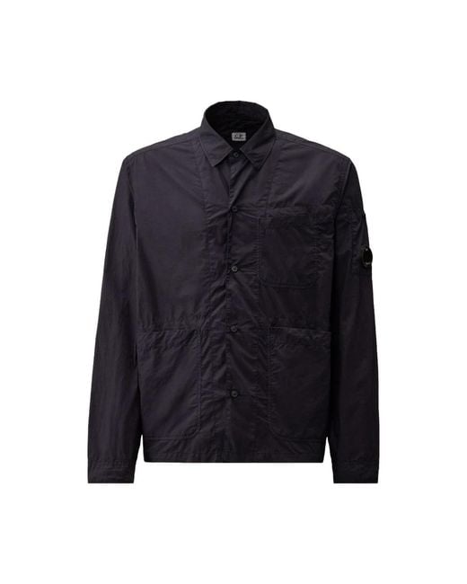 C P Company Blue Light Jackets for men