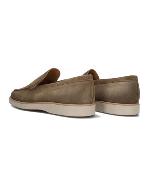 Magnanni Shoes Taupe loafers mit stilvollem nähen in Natural für Herren
