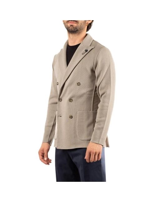 Lardini Blazers in het Natural voor heren