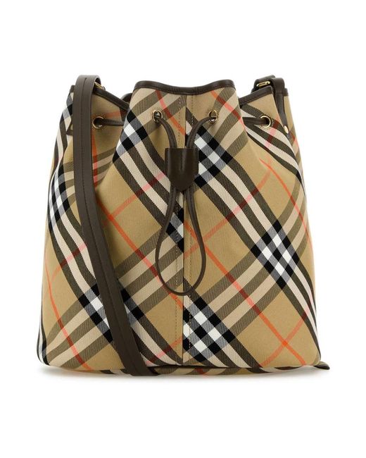 Burberry Metallic Bucket Bags