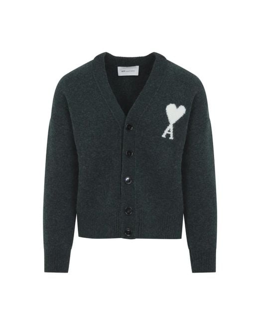 Cardigans AMI pour homme en coloris Black