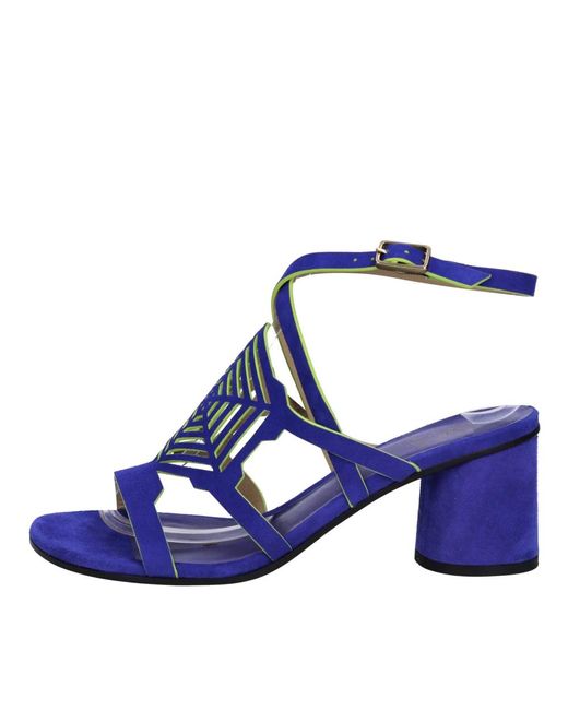 High Heel Sandals di Fabi in Blue