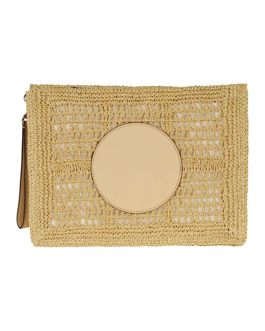 Tory Burch Metallic Clutches
