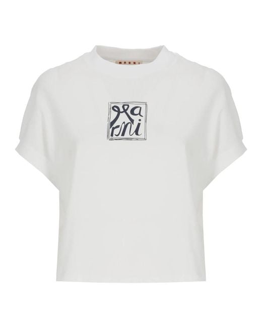 Marni White T-Shirts