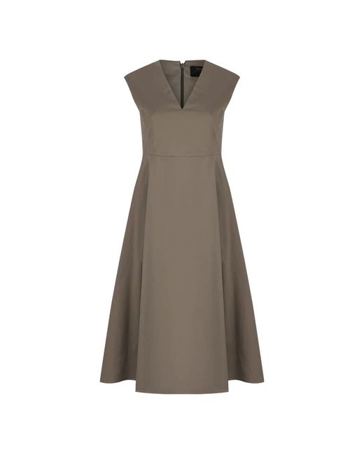 Gran Sasso Kleedjes ,Bruin ,Elegante Jurk Voor Vrouwen in het Brown