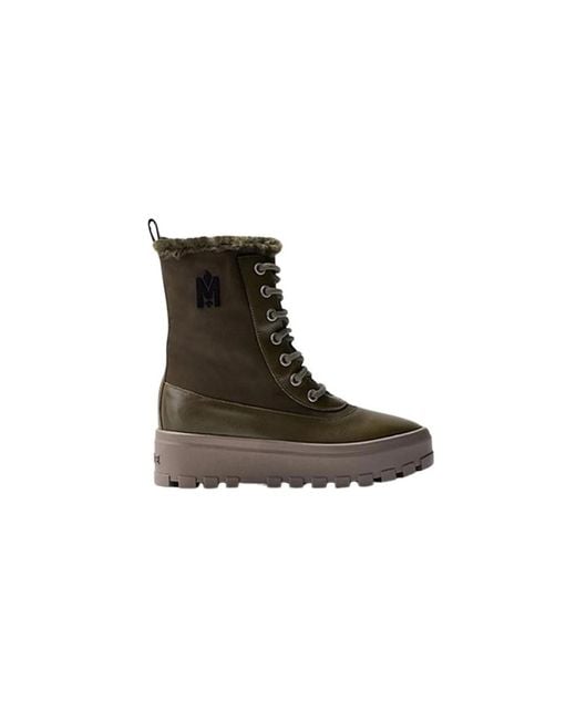 Mackage Brown Lace-Up Boots